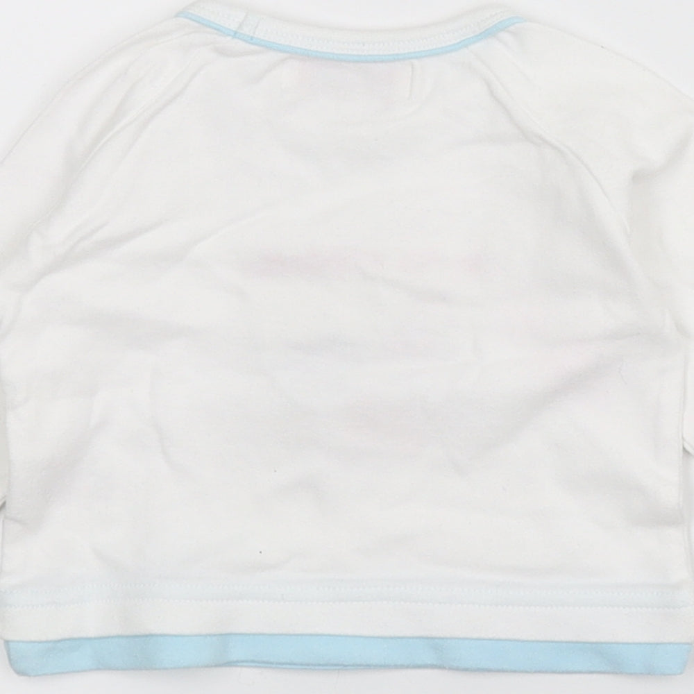 Early days Girls White   Basic T-Shirt Size 3-6 Months