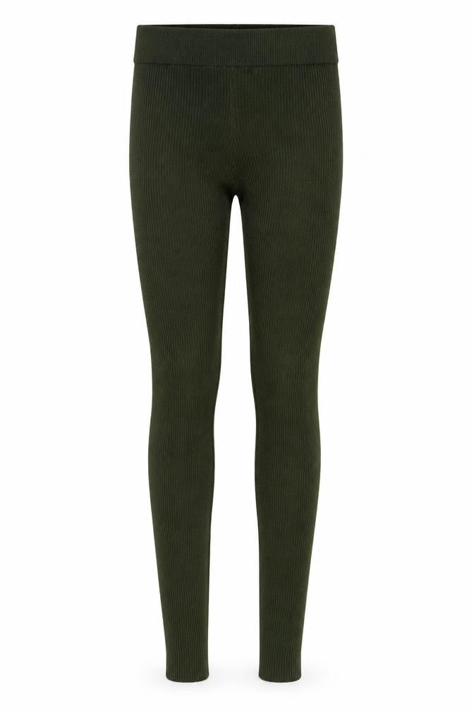 Emma & Ashley Womens Green  Corduroy Jegging Leggings Size S L32 in