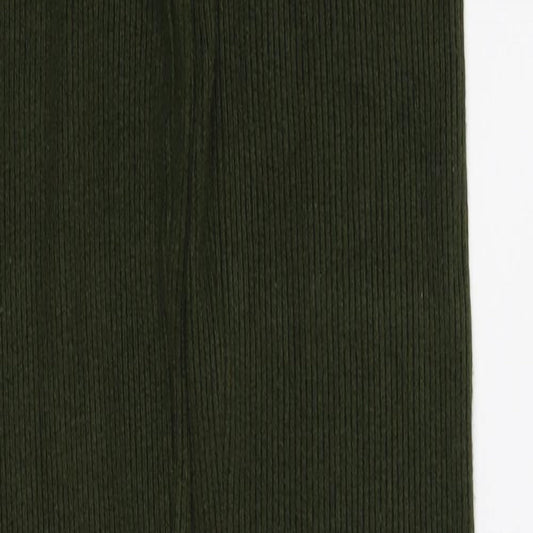 Emma & Ashley Womens Green  Corduroy Jegging Leggings Size S L32 in