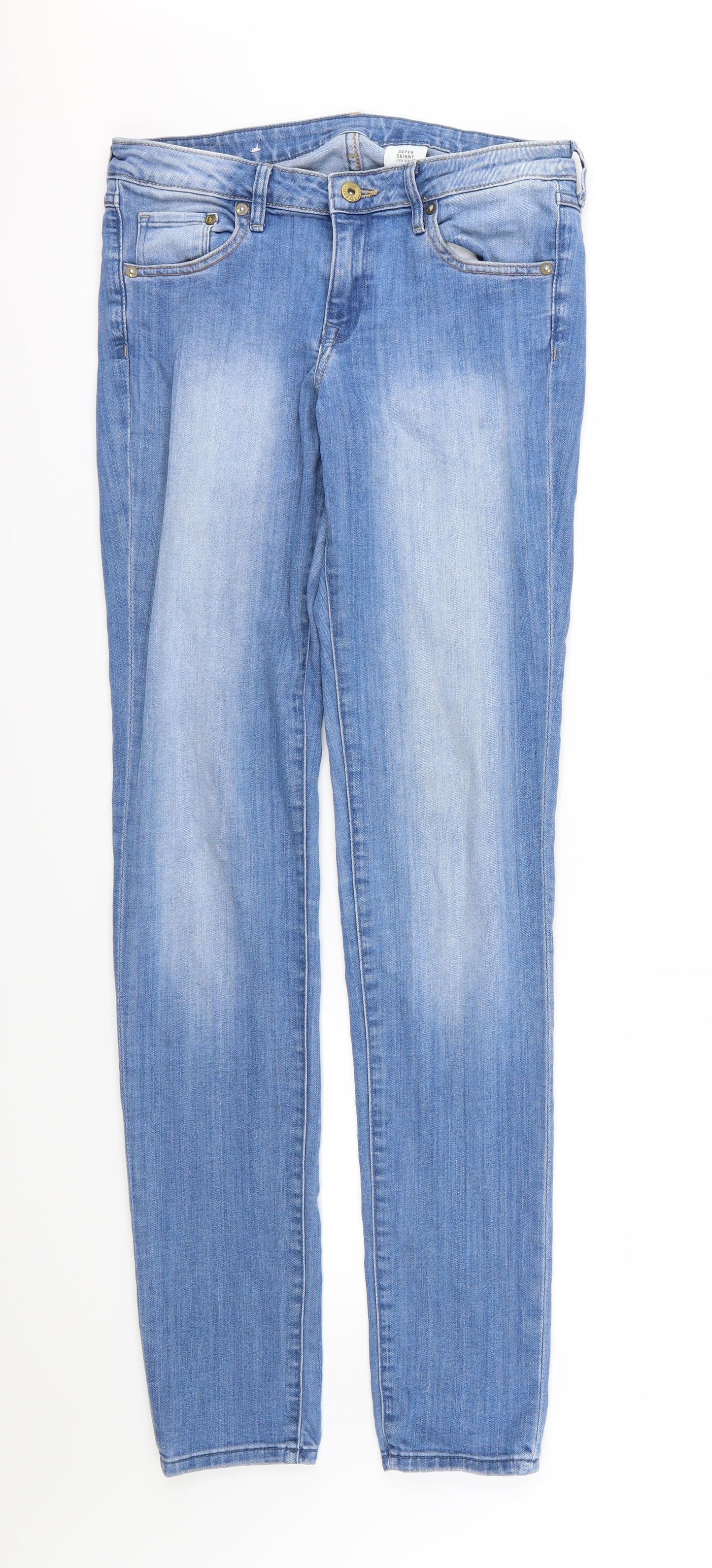 H&M Mens Blue  Denim Skinny Jeans Size 30 in L34 in
