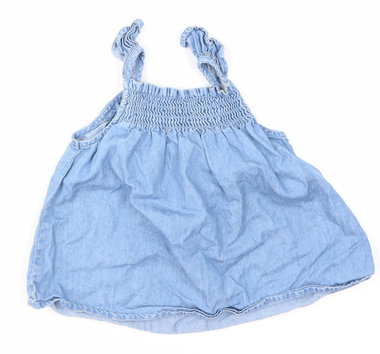 oldnavy Girls Blue  Denim Basic Blouse Size 3 Years