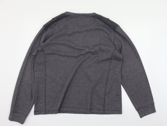 Easy Mens Grey   Pullover Jumper Size 2XL