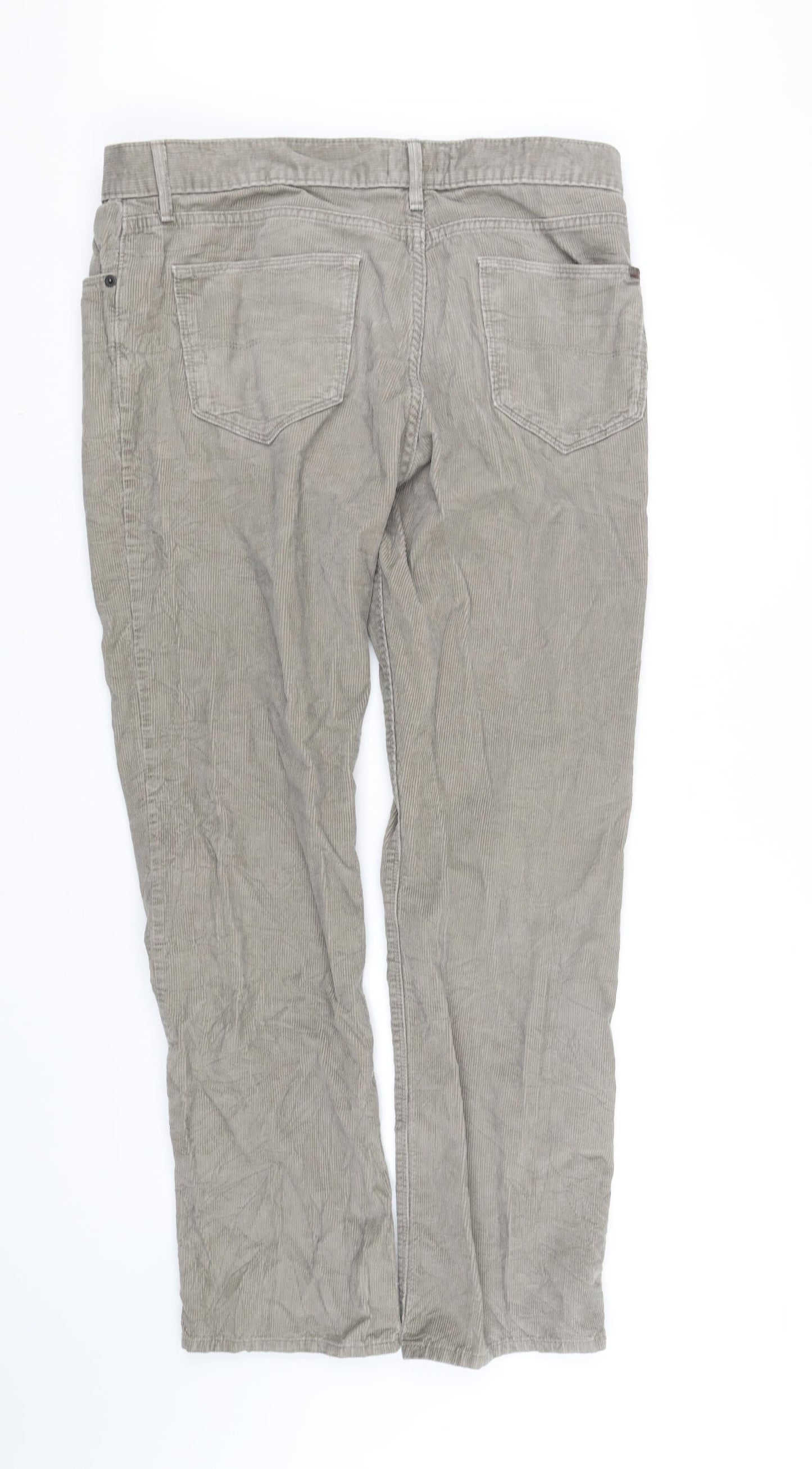 m&s Womens Grey   Trousers  Size L L33 in