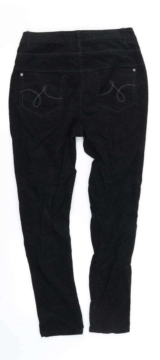 NEXT Womens Black   Trousers  Size 10 L30 in
