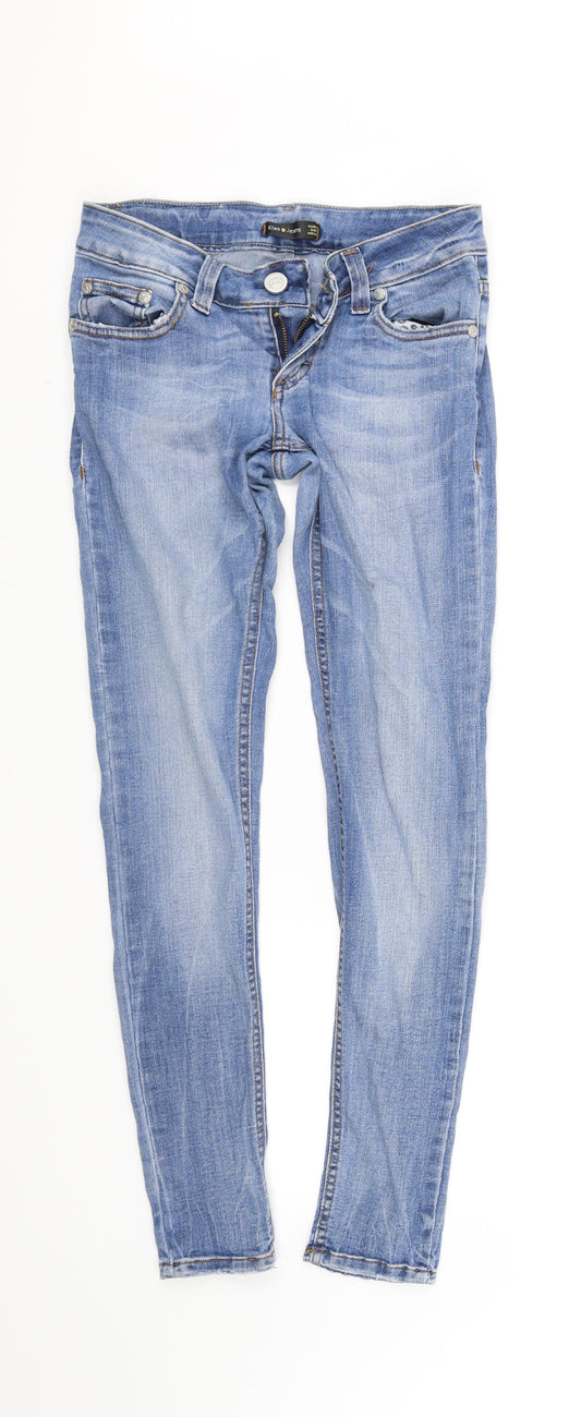 pre worn Womens Blue   Straight Jeans Size S L30 in