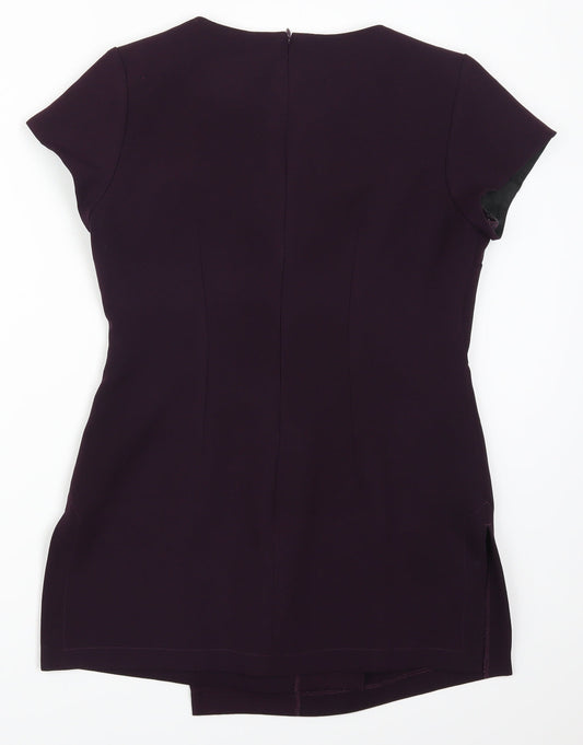 Inline Womens Purple   Basic T-Shirt Size 12
