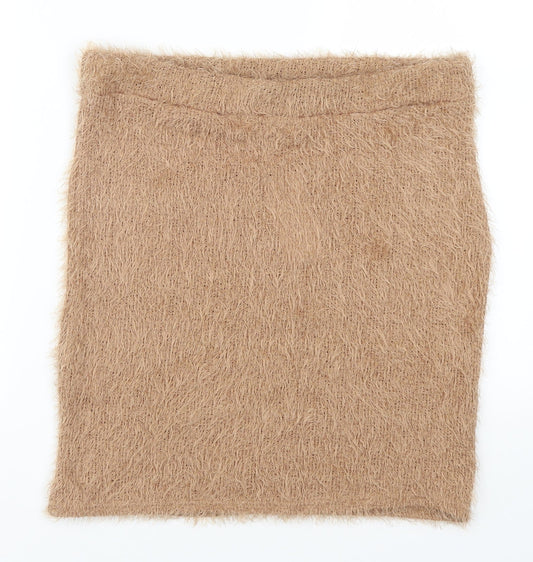 Carpe Diem Womens Brown   Straight & Pencil Skirt Size L