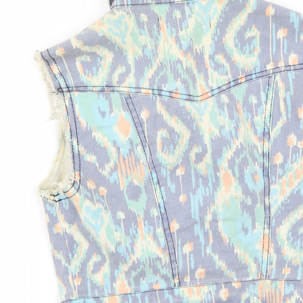 New Look Womens Multicoloured Camouflage  Jacket Coat Size 8