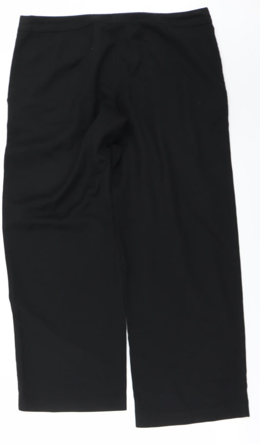 NEXT Womens Black   Trousers  Size 34 in L25 in
