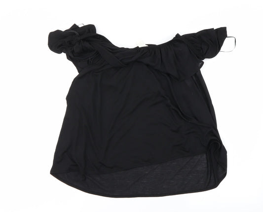 H&M Womens Black   Basic Blouse Size XL