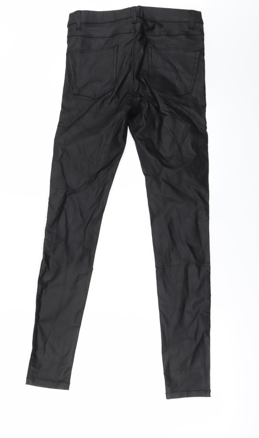 Preworn Womens Black   Mom Jeans Size 6 L28 in