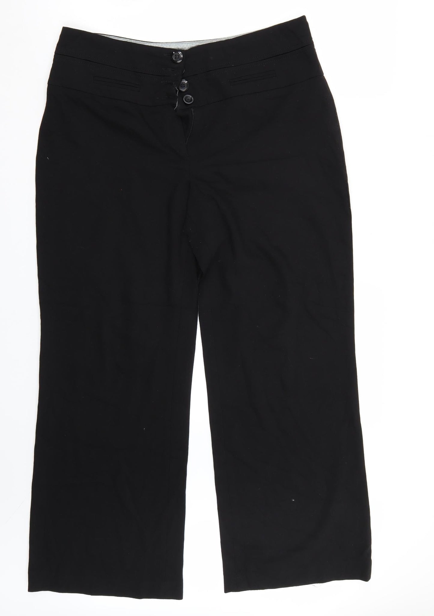 NEXT Womens Black   Trousers  Size 14 L29 in