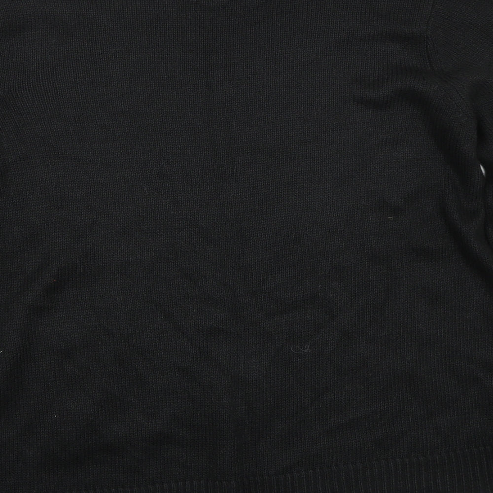 H&M Womens Black   Pullover Jumper Size M