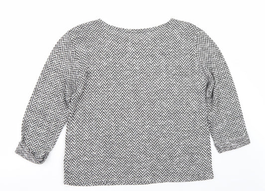 BHS Womens Black   Pullover Jumper Size 12