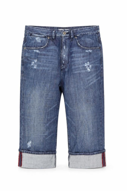 lot 82 Mens Blue   Cropped Jeans Size 32 in