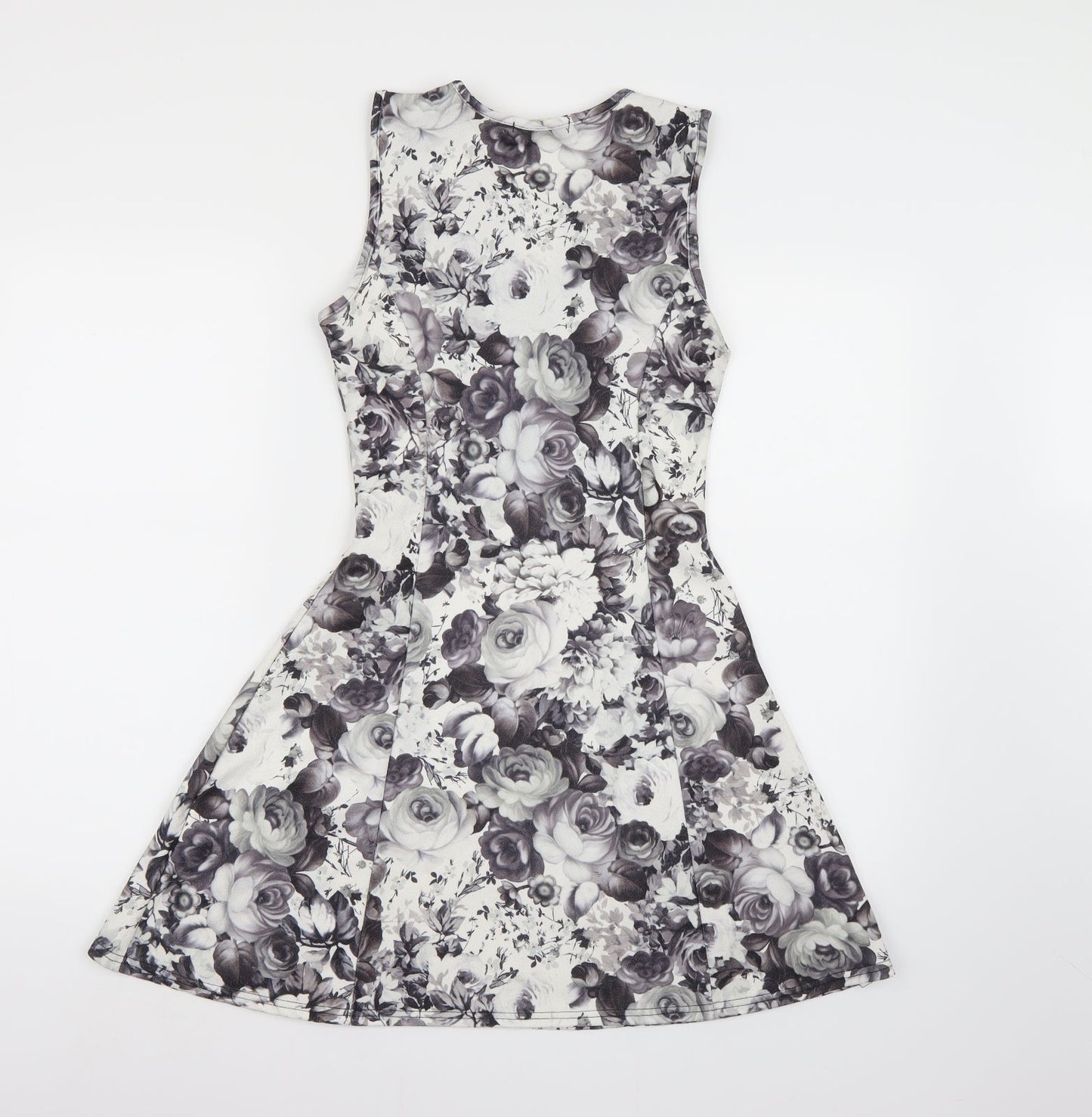 Vouley Vous Womens White Floral  A-Line  Size XS