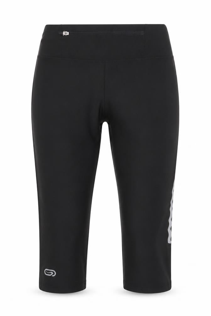 Front view of Preworn women’s black biker shorts