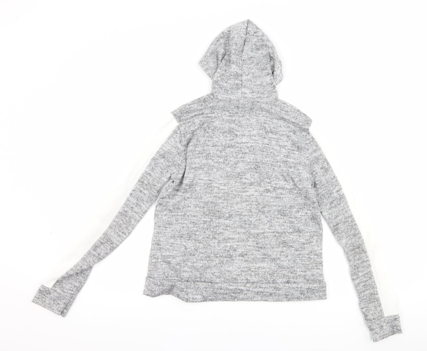 PRETTYLITTLETHING Womens Grey   Pullover Hoodie Size 6