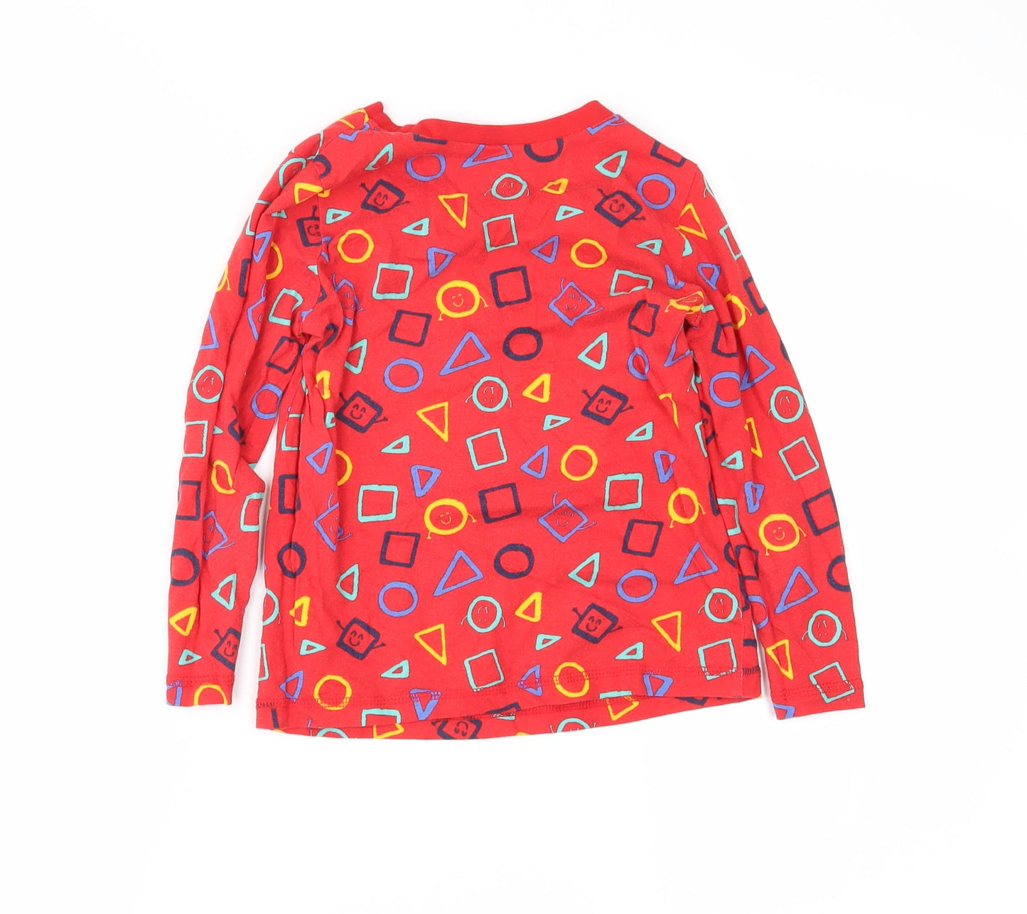 George Boys Red Colourblock  Basic T-Shirt Size 4-5 Years