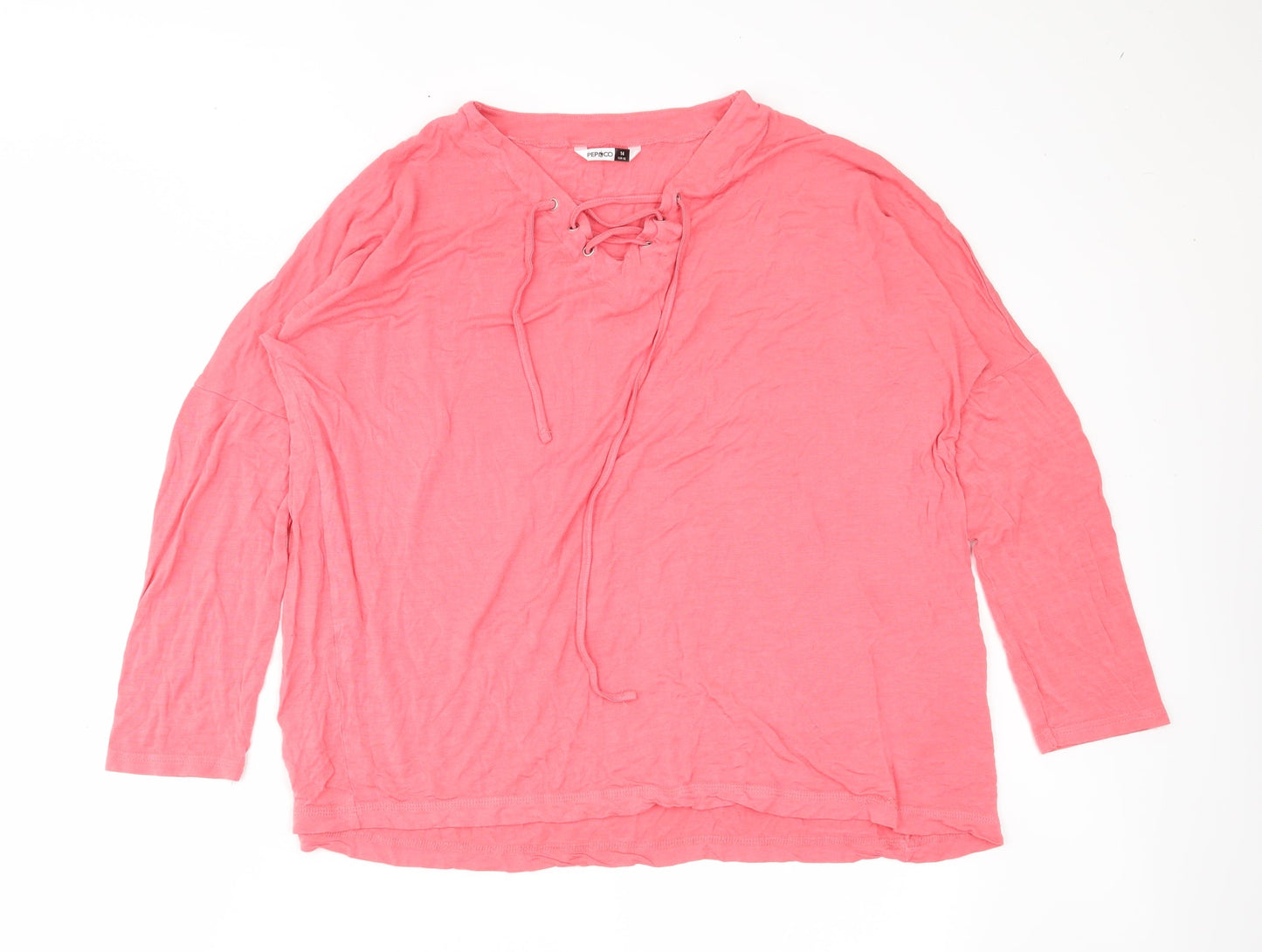 Pep & co Womens Pink   Basic Blouse Size 14