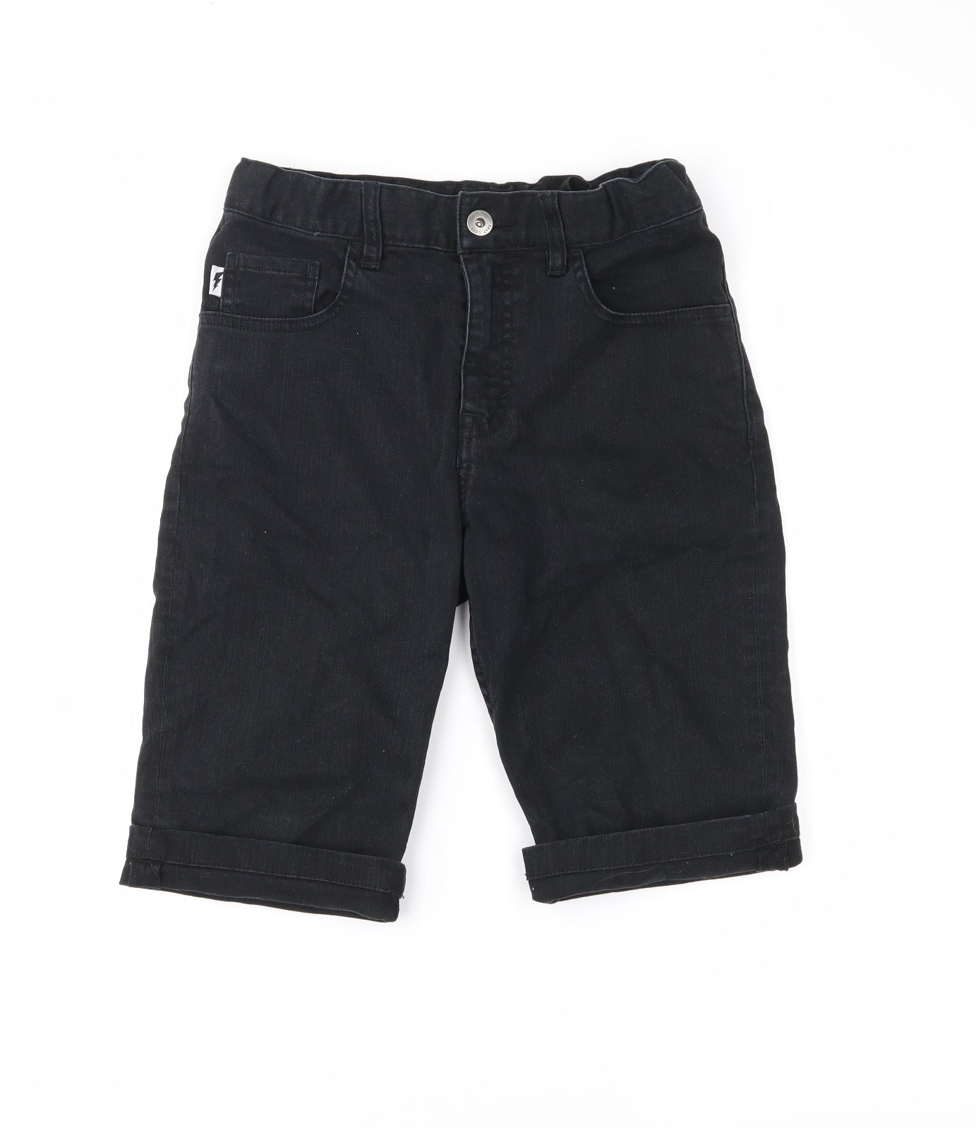H&M Boys Black   Bermuda Shorts Size 9-10 Years