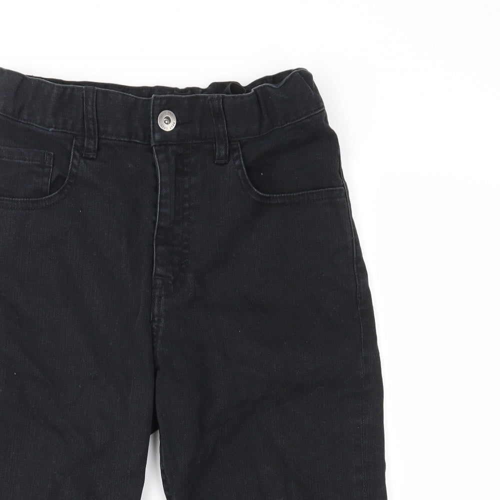 H&M Boys Black   Bermuda Shorts Size 9-10 Years