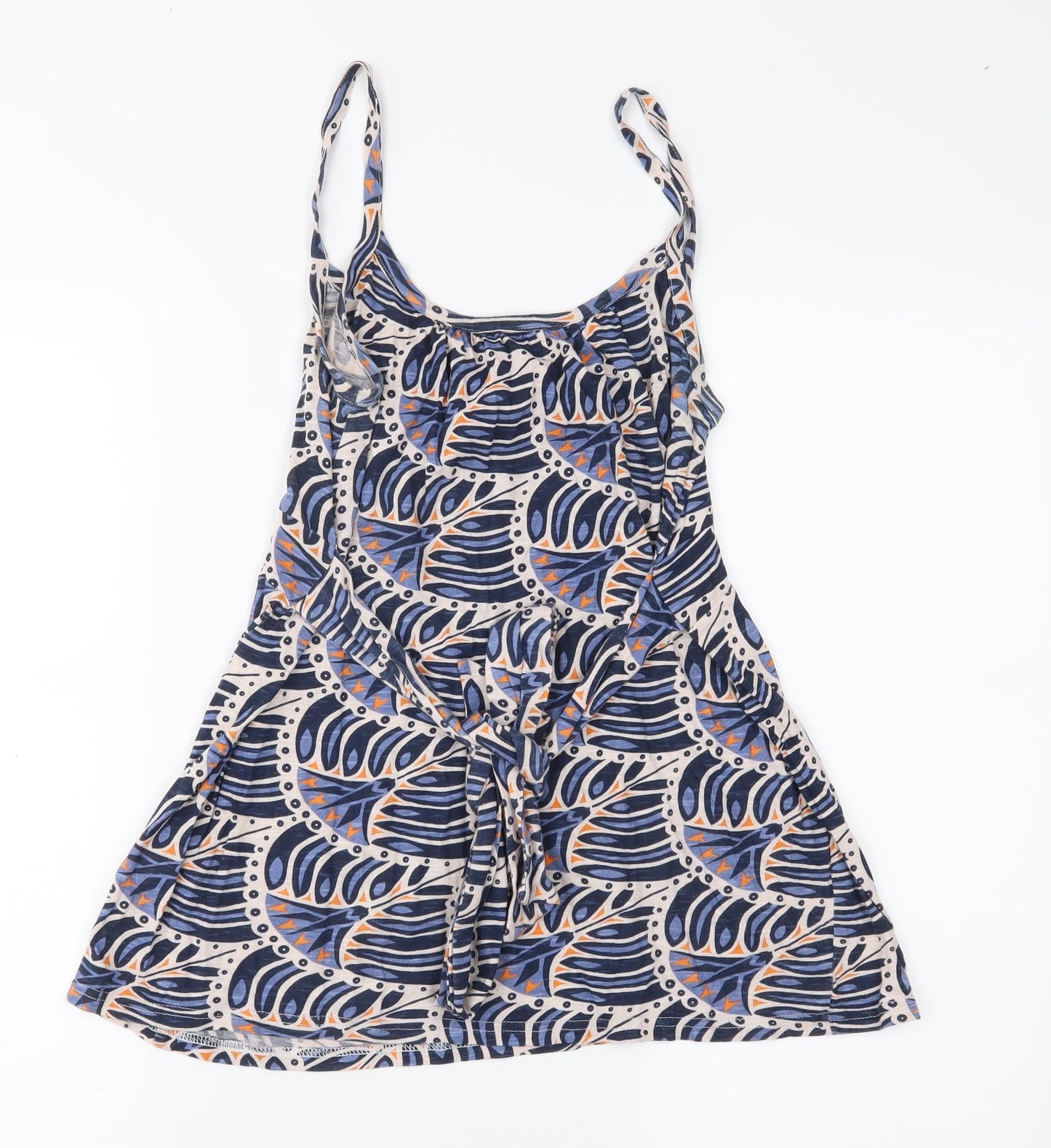 Topshop Womens Blue Floral  Camisole Blouse Size 10