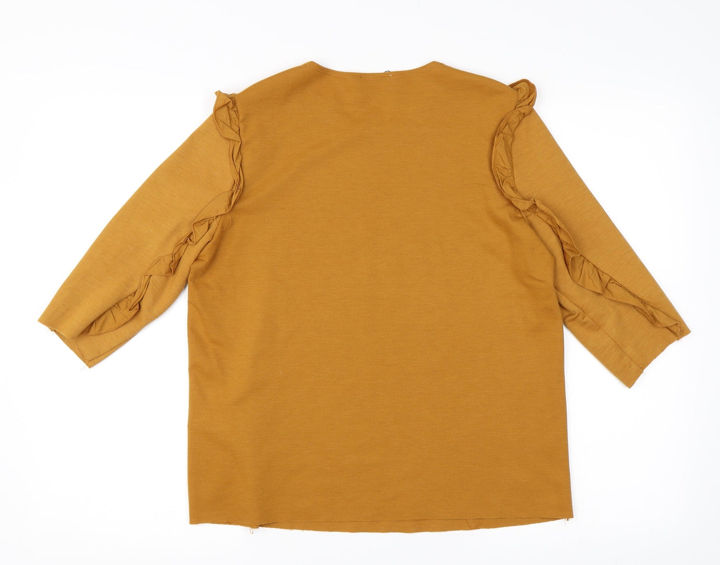 Zara Womens Orange   Basic T-Shirt Size M