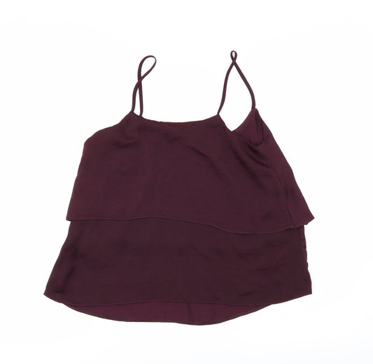New Look Womens Red   Camisole Blouse Size 8