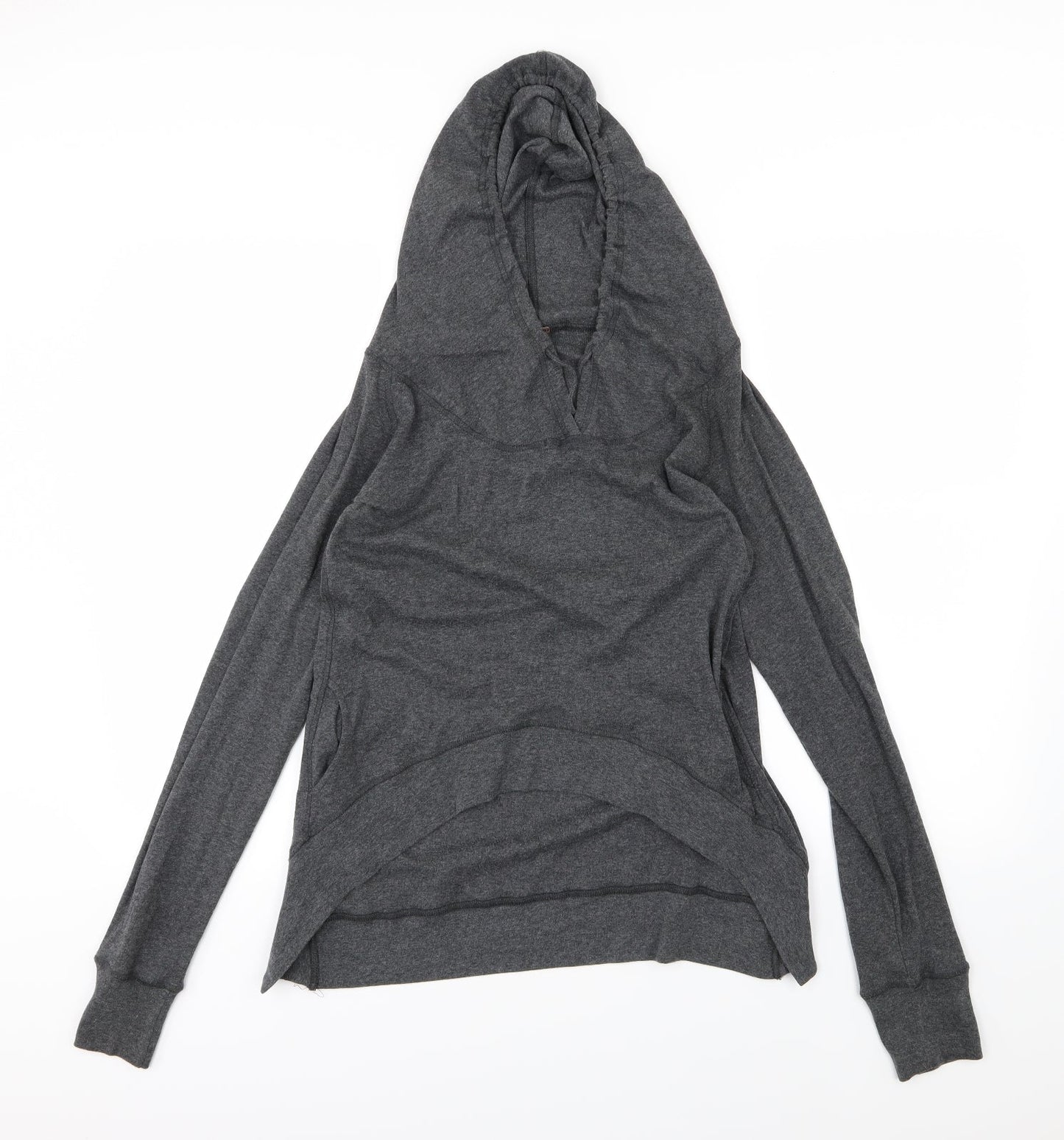 Preworn Womens Grey  Jersey Pullover Hoodie Size M
