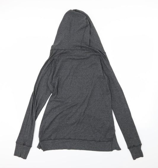 Preworn Womens Grey  Jersey Pullover Hoodie Size M