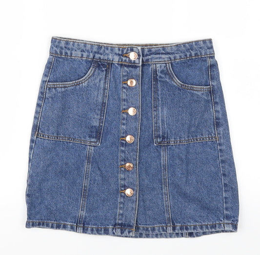 Denim Co Girls Blue  Denim A-Line Skirt Size 11-12 Years