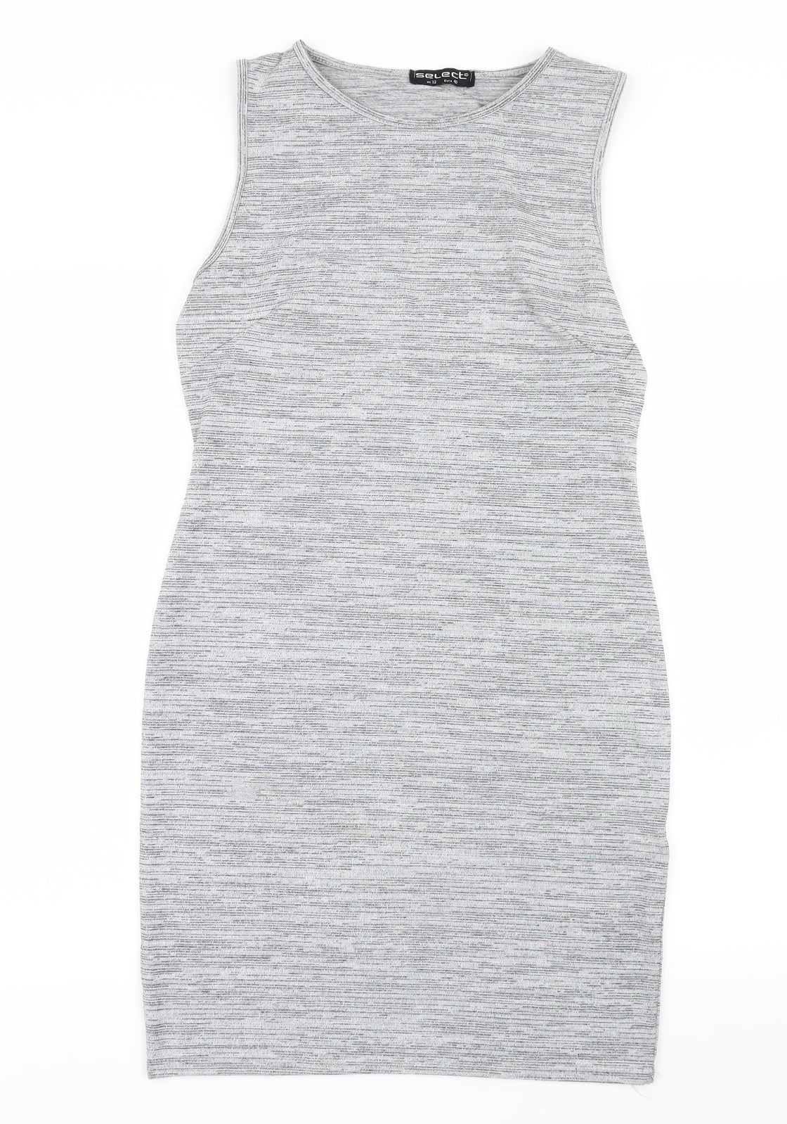 Select Womens Grey   Shirt Dress  Size 12