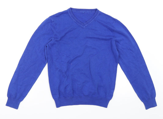 George Boys Blue   Pullover Jumper Size 10-11 Years
