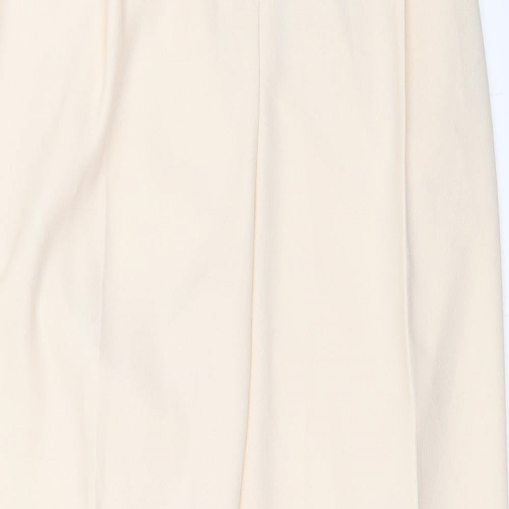 Dorothy Perkins Womens Beige   Capri Trousers Size 12 L26 in