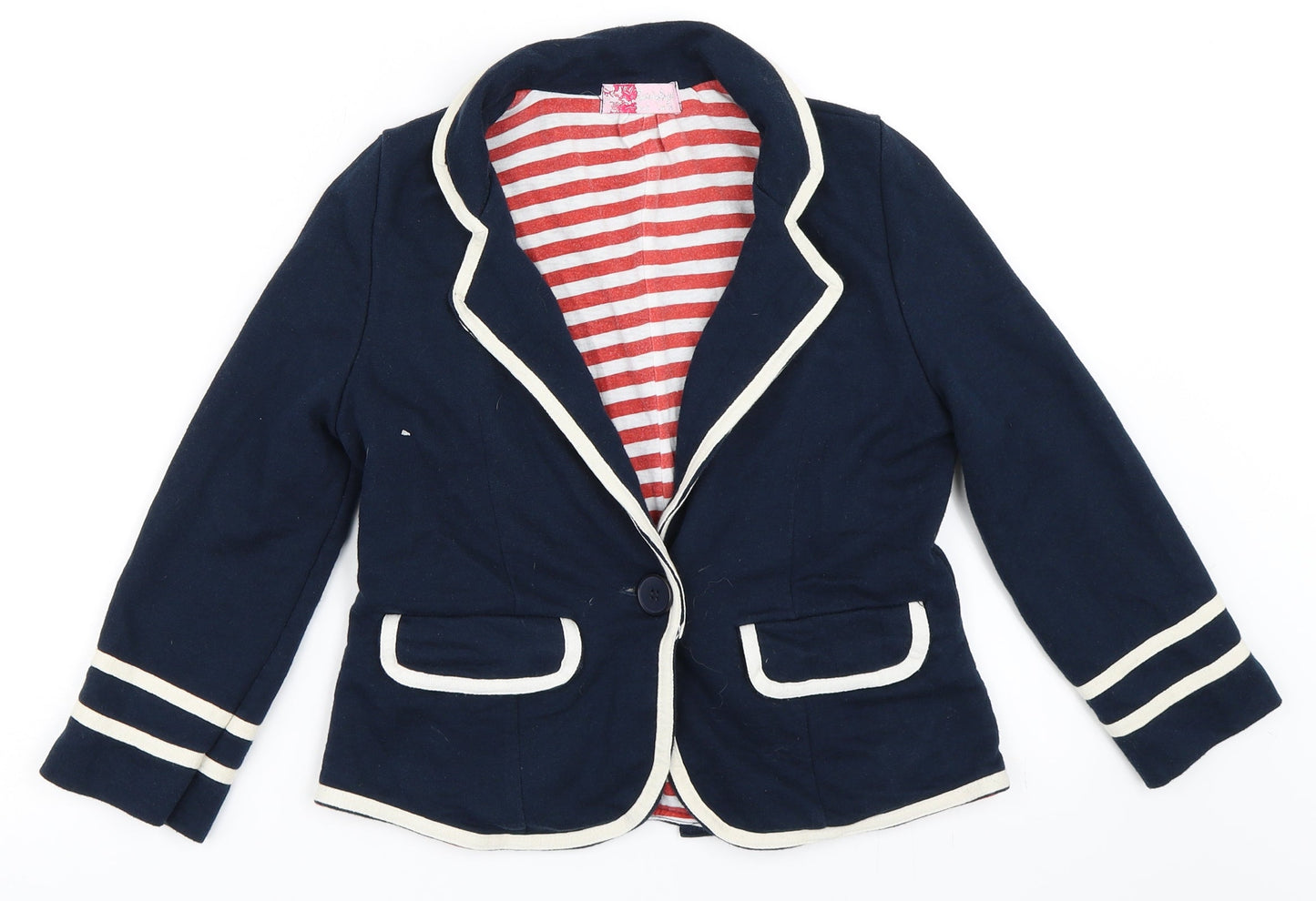 Preworn Womens Blue   Jacket Blazer Size 6