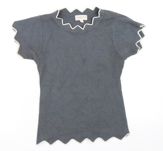 Apricot Womens Grey   Basic T-Shirt Size S