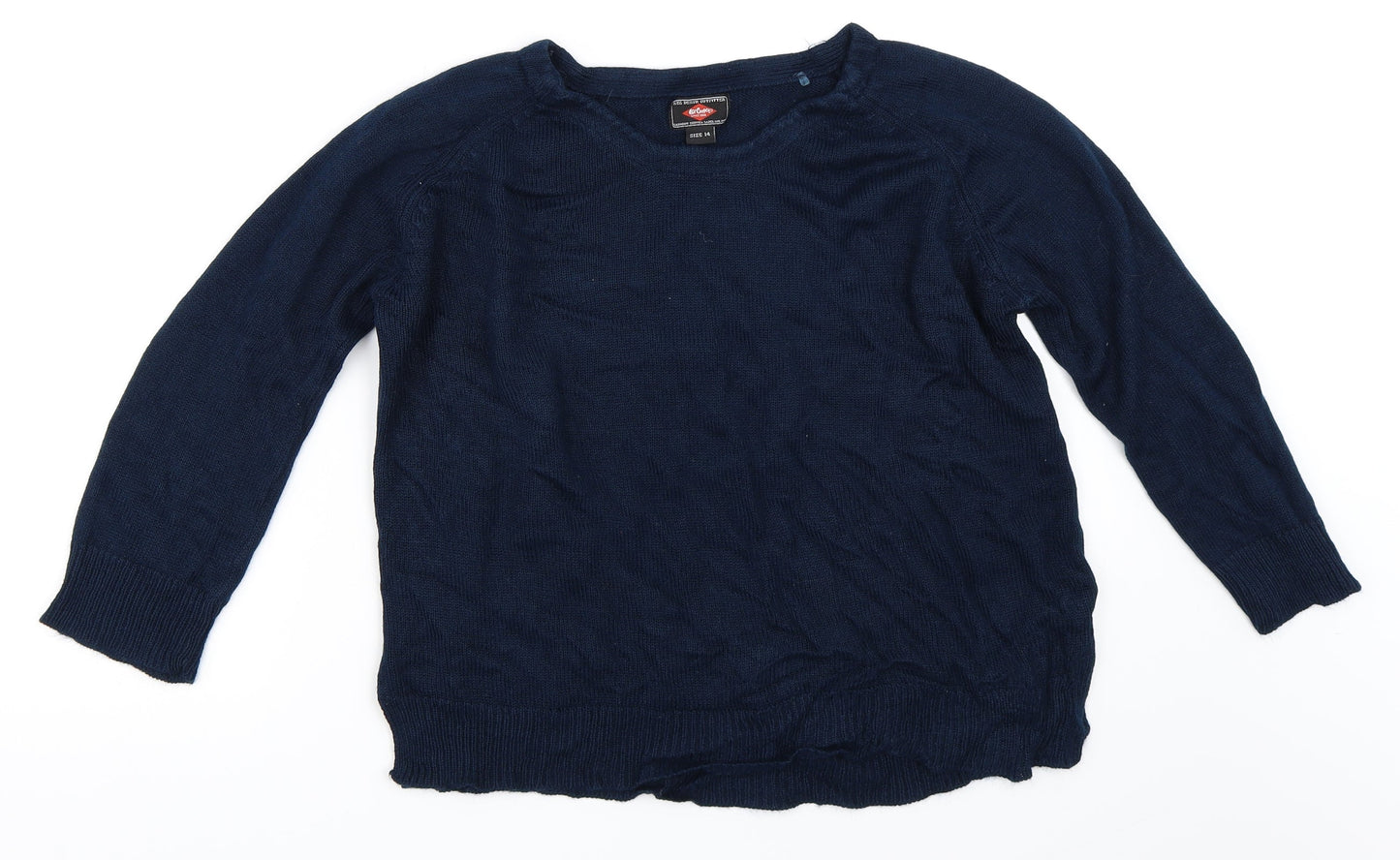 Lee Cooper Womens Blue   Pullover Jumper Size 14