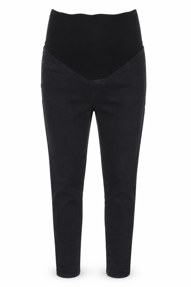 Front view of F&F women’s black skinny jeans, size UK 10