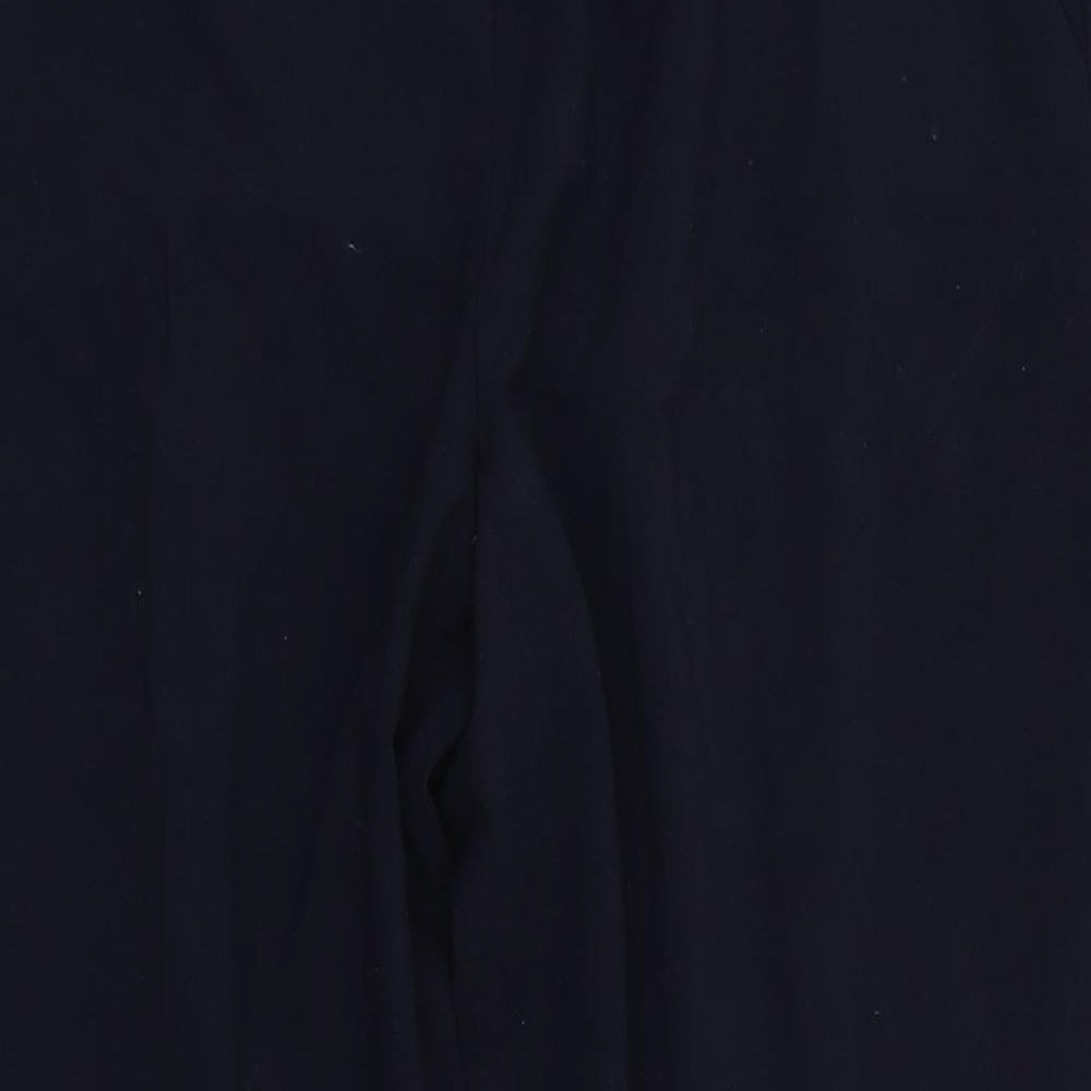 M&S Womens Blue   Dress Pants Trousers Size 16 L24 in