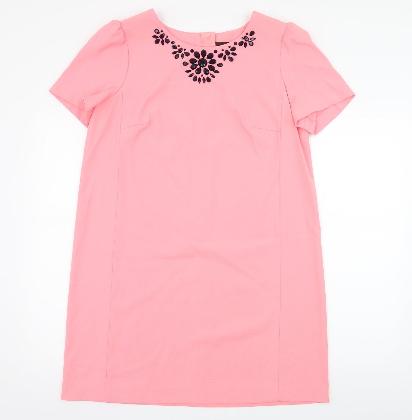Savoir Womens Pink   A-Line  Size 16  - Embelished Neckline