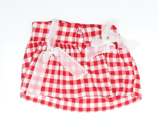 Topshop Womens Red   Basic Blouse Size 14