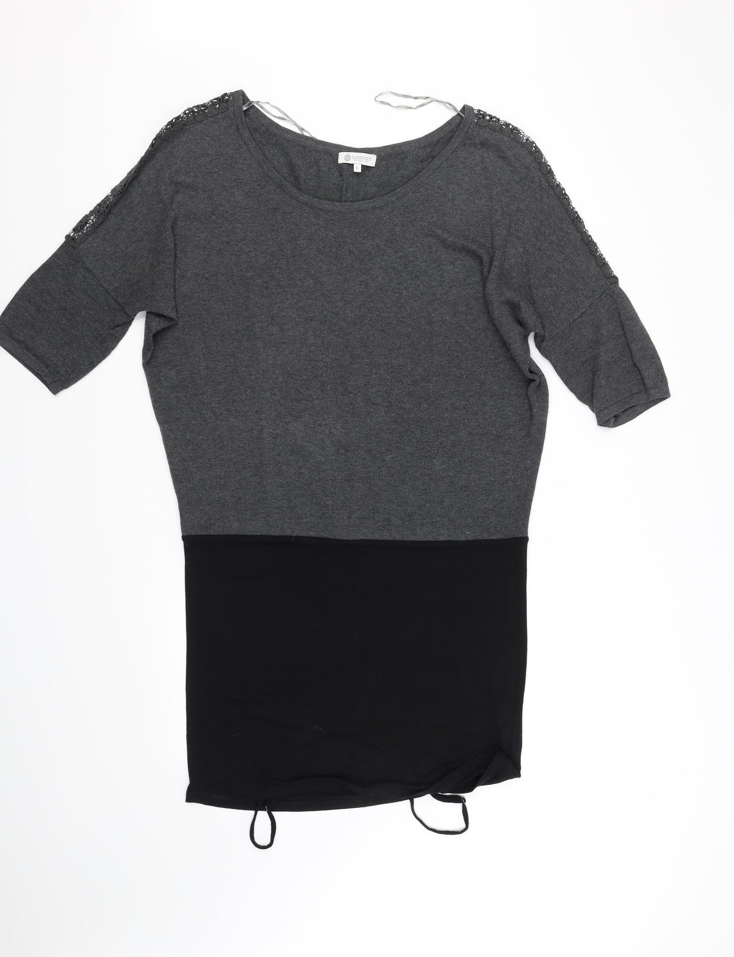 elemant Womens Black   Fit & Flare  Size L