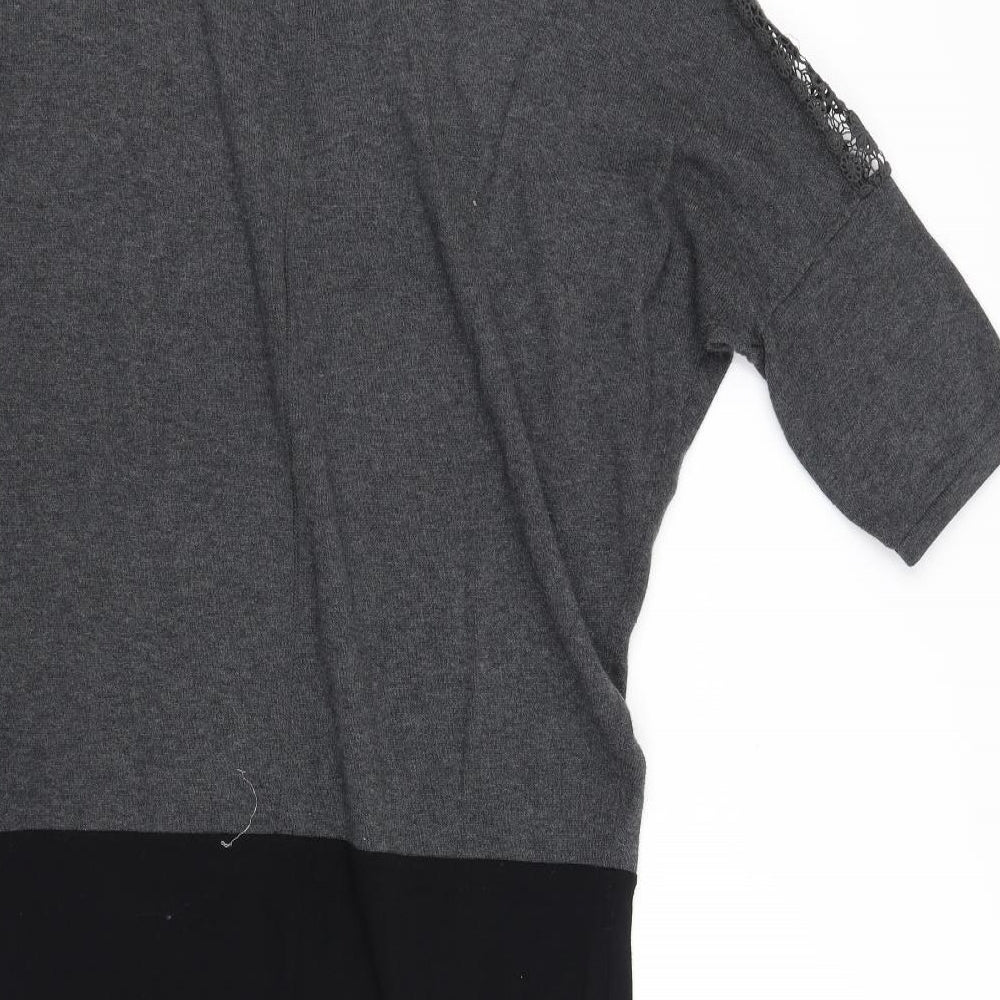 elemant Womens Black   Fit & Flare  Size L