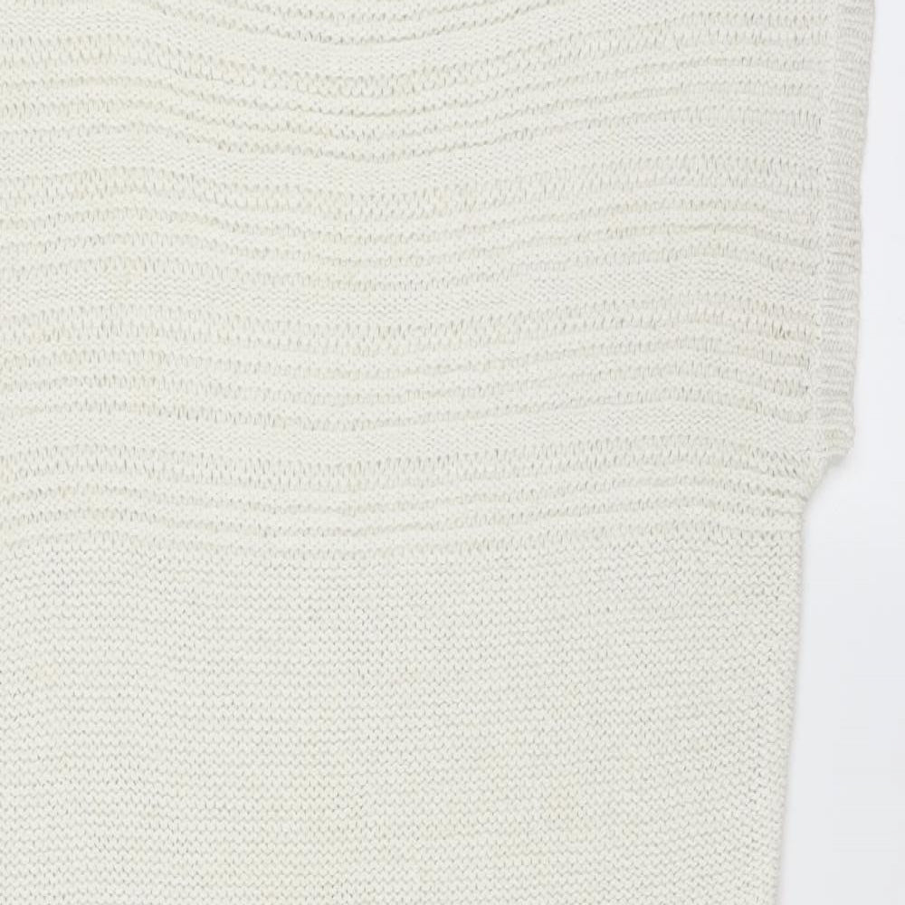 Sainsburys Womens White   Jumper Dress  Size 12