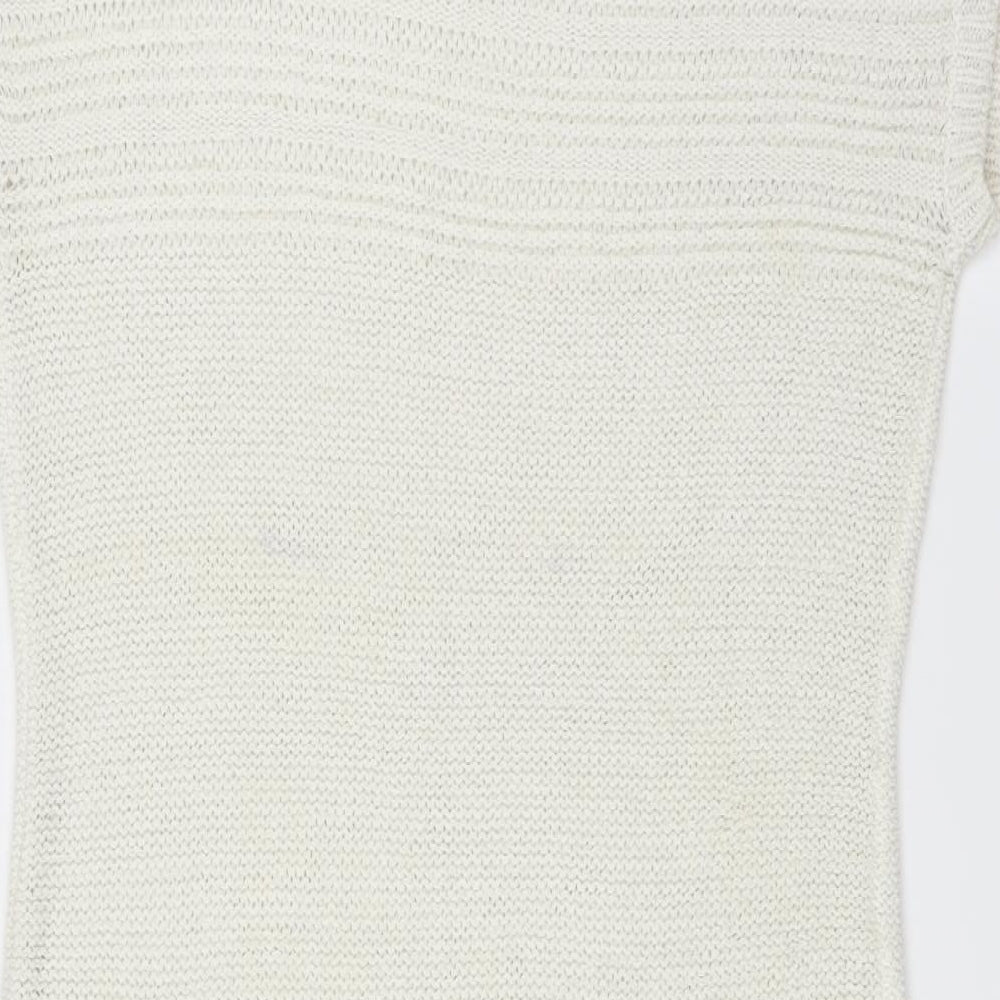 Sainsburys Womens White   Jumper Dress  Size 12