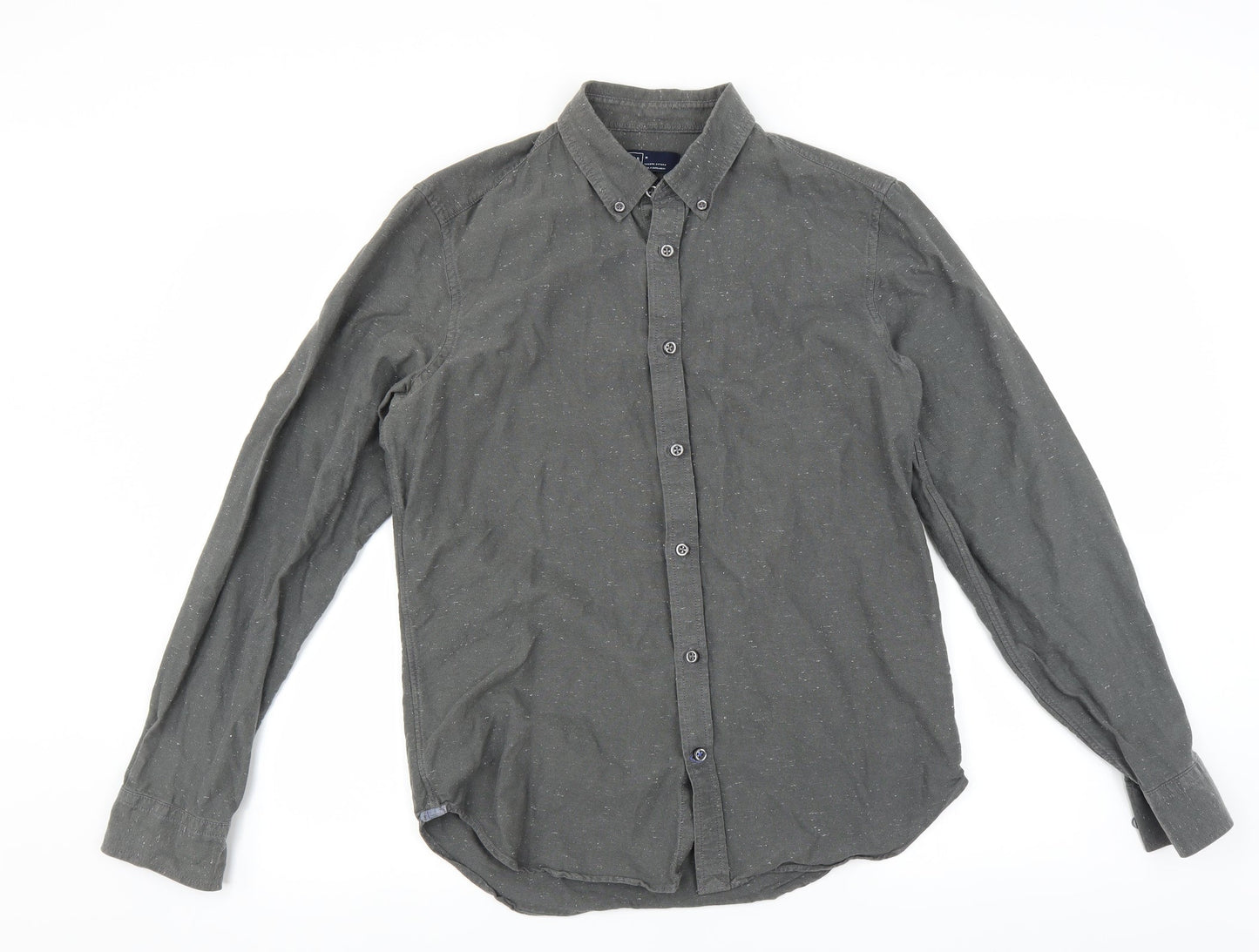 Gap Mens Grey    Button-Up Size M