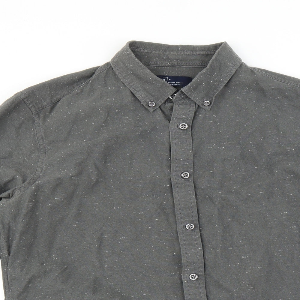Gap Mens Grey    Button-Up Size M