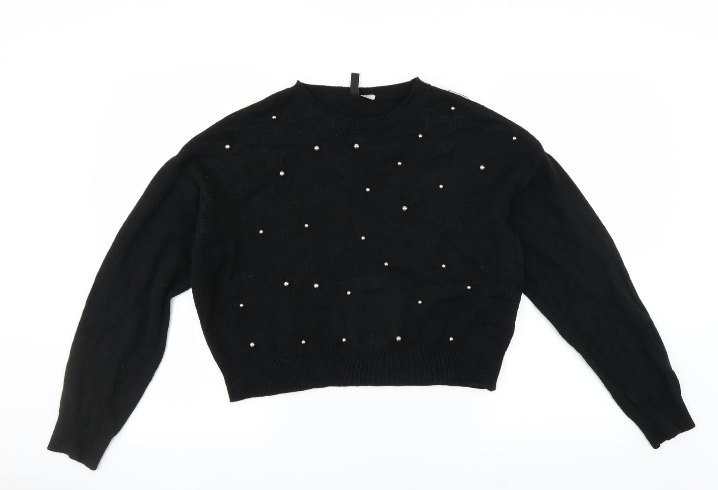 Divided by H&M Womens Black   Pullover Jumper Size M