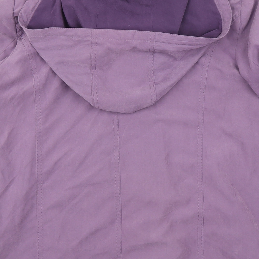 ISLE Womens Purple   Jacket Coat Size 12